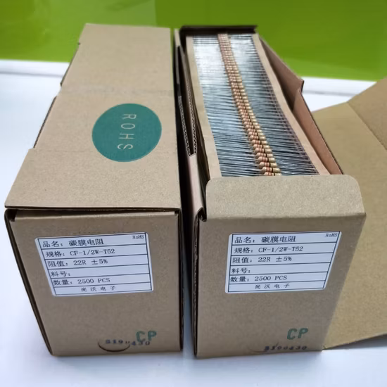 Fester Carbonfilm-Widerstand von Savol mit Farbcode 1/6 W, 1/4 W, 1/2 W